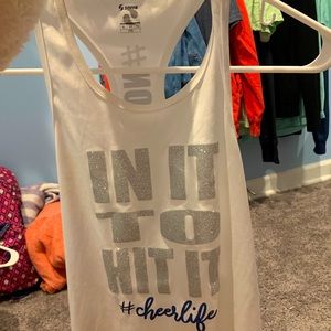 Cheer tank top